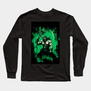 Mörk Borg Bestiary - Minotaur Long Sleeve T-Shirt